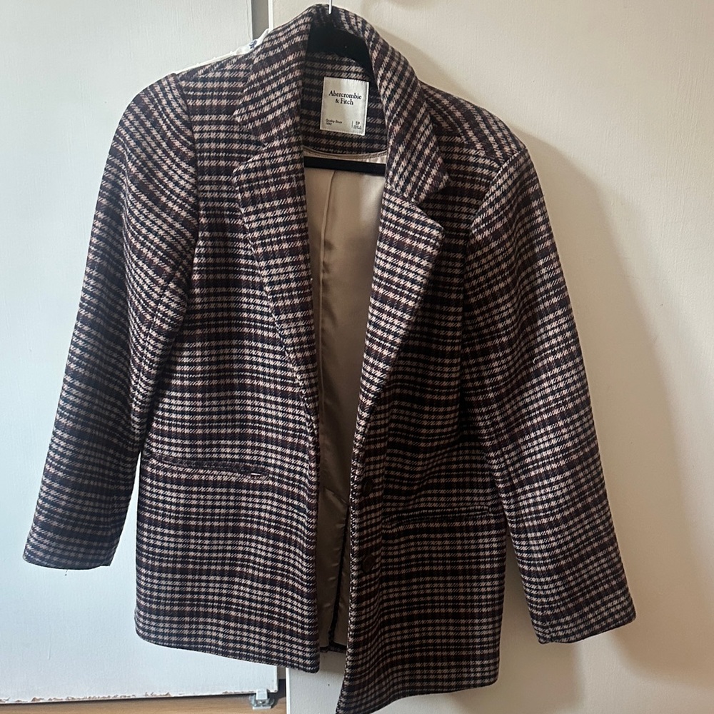 Abercrombie and Fitch wool blend blazer coat